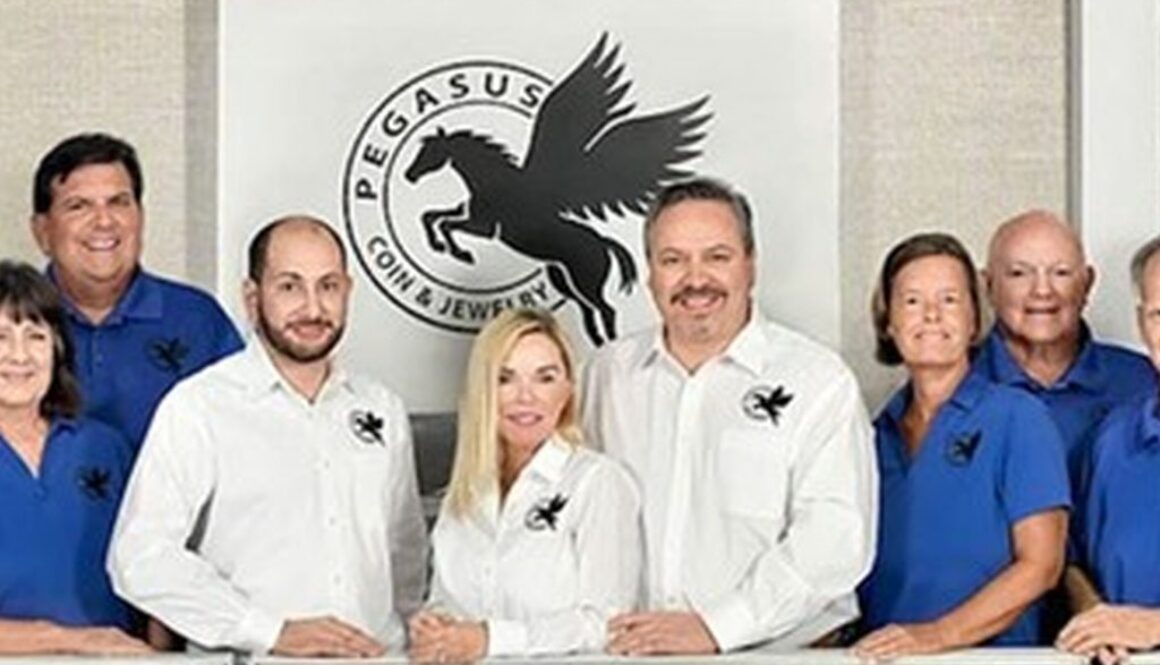 Work, Time & Effort - John Maben with Pegasus Coin and Jewelry